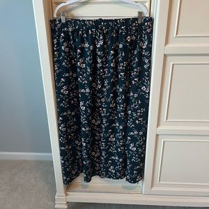 SHEIN dark green/teal skirt, NWOT, size 3X